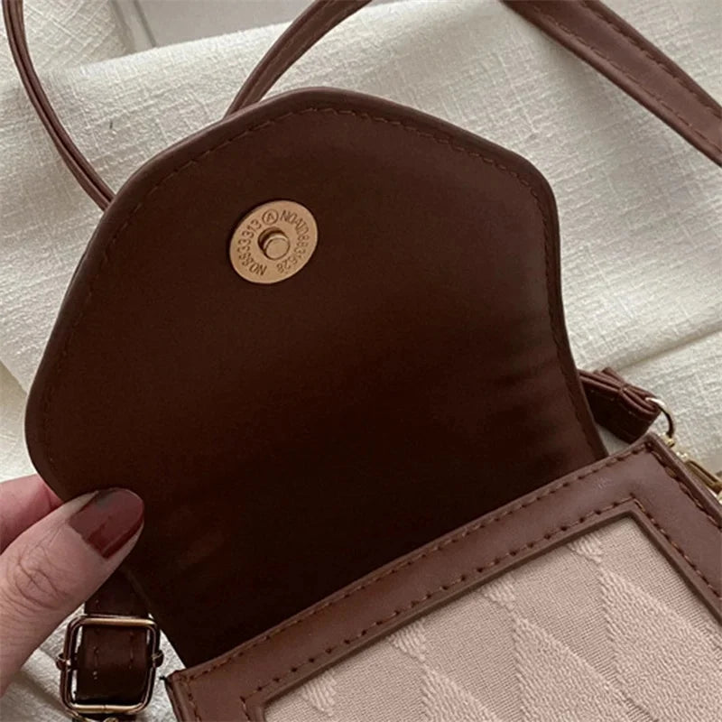 Crossbody Phone Bag With Quilted Panel Compact