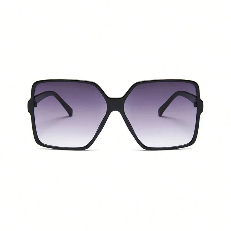 Oversize Square Sunglasses Gradient UV400 Lens