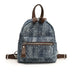 Backpack with Rivet Detail for Everyday Travel and City - Brown