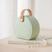 Jewelry Box Round Travel Organizer Case for Jewelry - Green
