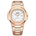 Elegant Quartz Wristwatch for Timeless Everyday Wear - Golden White